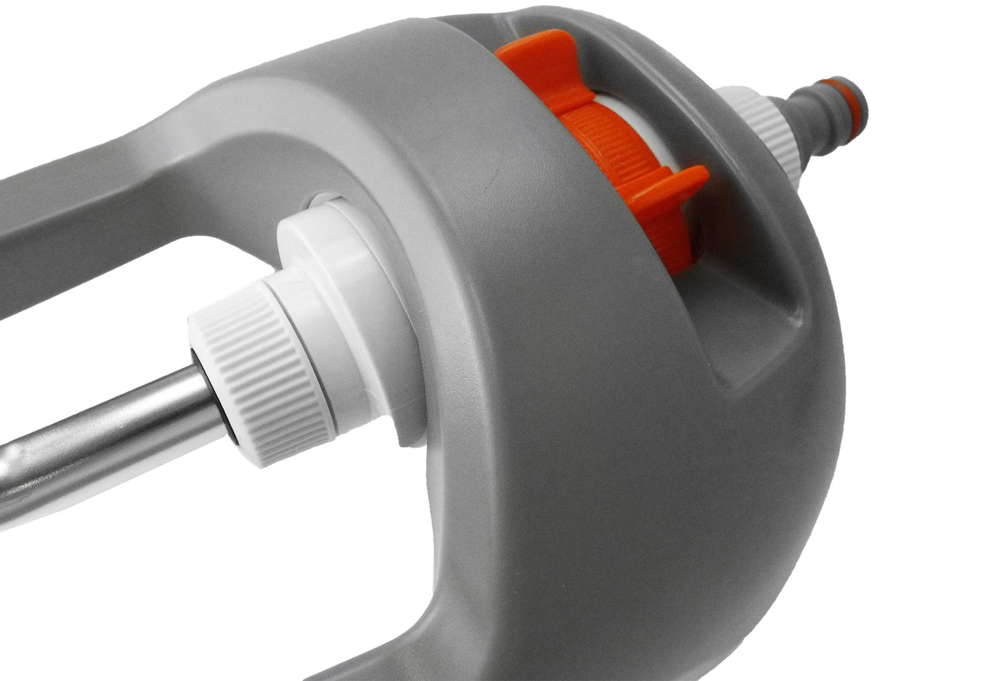 Classic Oscillating Lawn Sprinkler with White Stripe