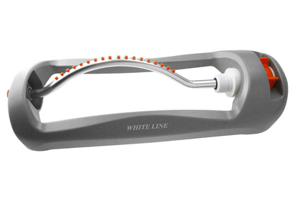 Classic Oscillating Lawn Sprinkler with White Stripe