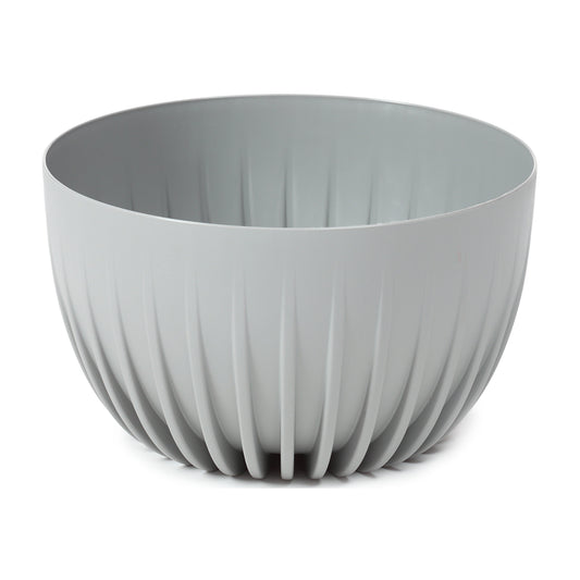 Mira Gray Bowl Planter with Insert and Drainage Plug – 240mm