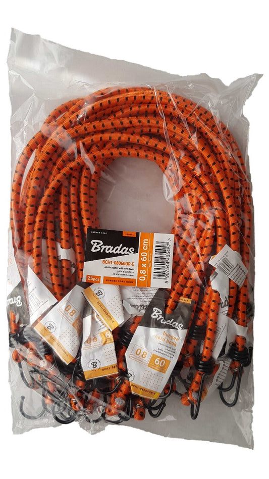 60cm Metal-Hook Bungee Cord