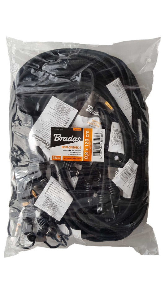120cm Metal-Hook Bungee Cord
