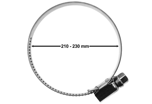 A2 Stainless Steel Hose Clip 210mm-230mm
