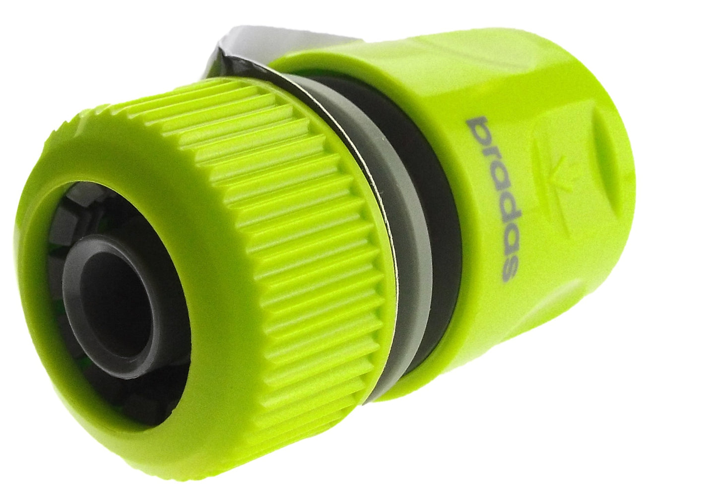 Lime Female Garden Hose Fitting With Stop – 1/2" or 5/8"