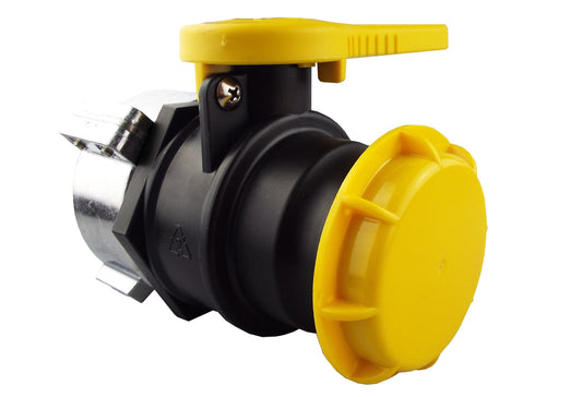 PTFE IBC Tank Valve with 75mm Inlet & 2” NTP Outlet