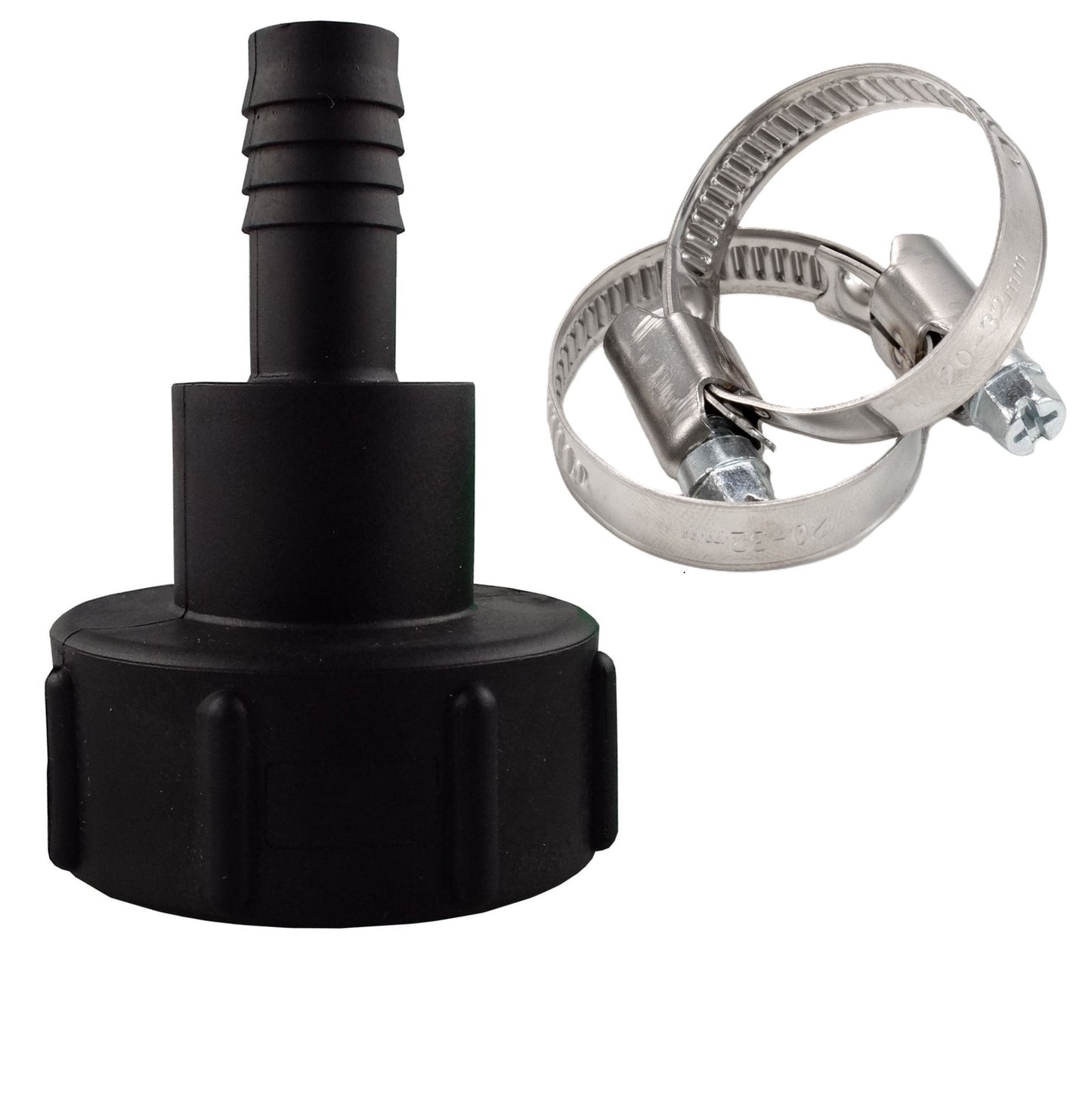 IBC Tank Adapter S60x6 1/2"-2" Hose Tail Connector Water Butt Fitting
