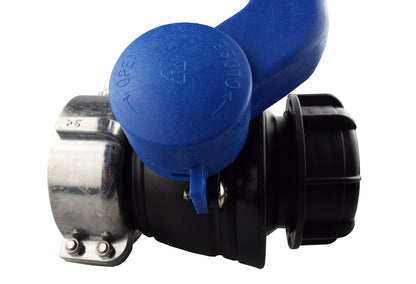 FKM IBC Tank Valve with 75mm Inlet and S60X6 Outlet