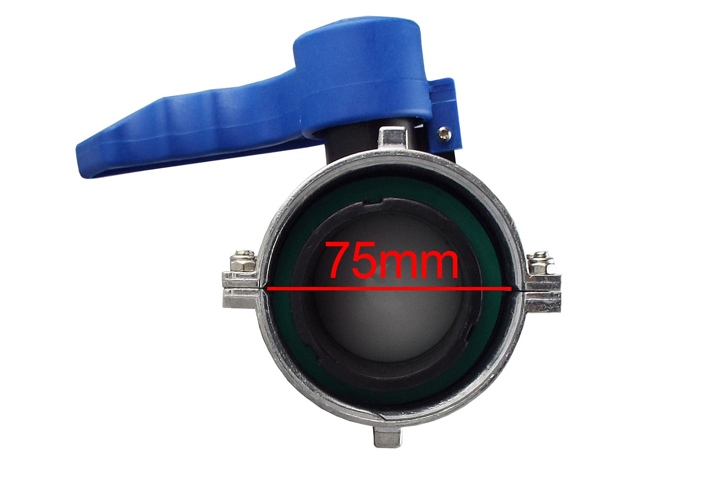 FKM IBC Tank Valve with 75mm Inlet and S60X6 Outlet