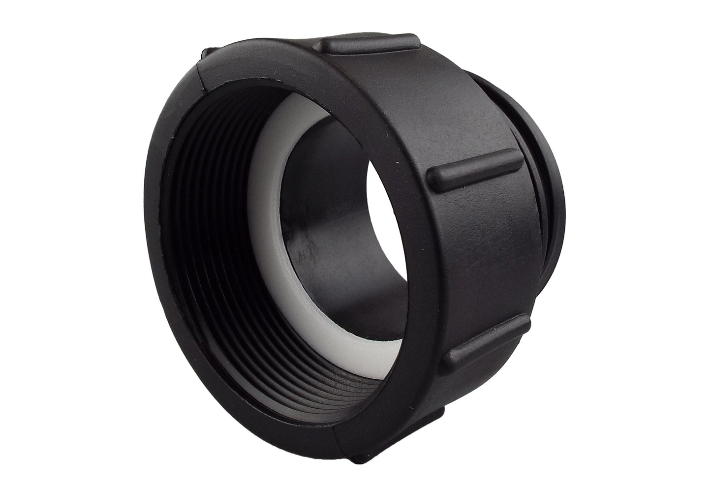 IBC 2” BSPF – S60X6 Adapter Cap with ½” BSPF Reducer and ½” Barb Lever Tap