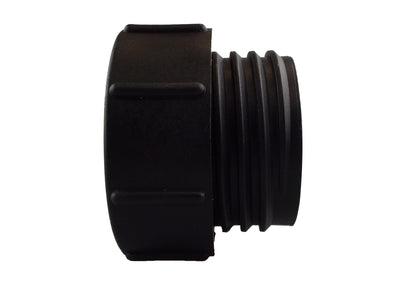 S60X6 IBC 2" BSPF Adapter Kit with ½” BSPF Reducer Cap and Brass Bib Tap with 1/2” Hose Barb