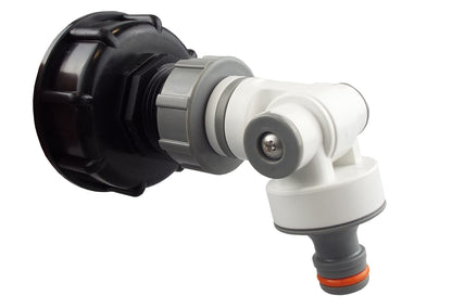 IBC 2” S60X6 Lid with BSP Thread and Adjustable Hose Tap Connector WL