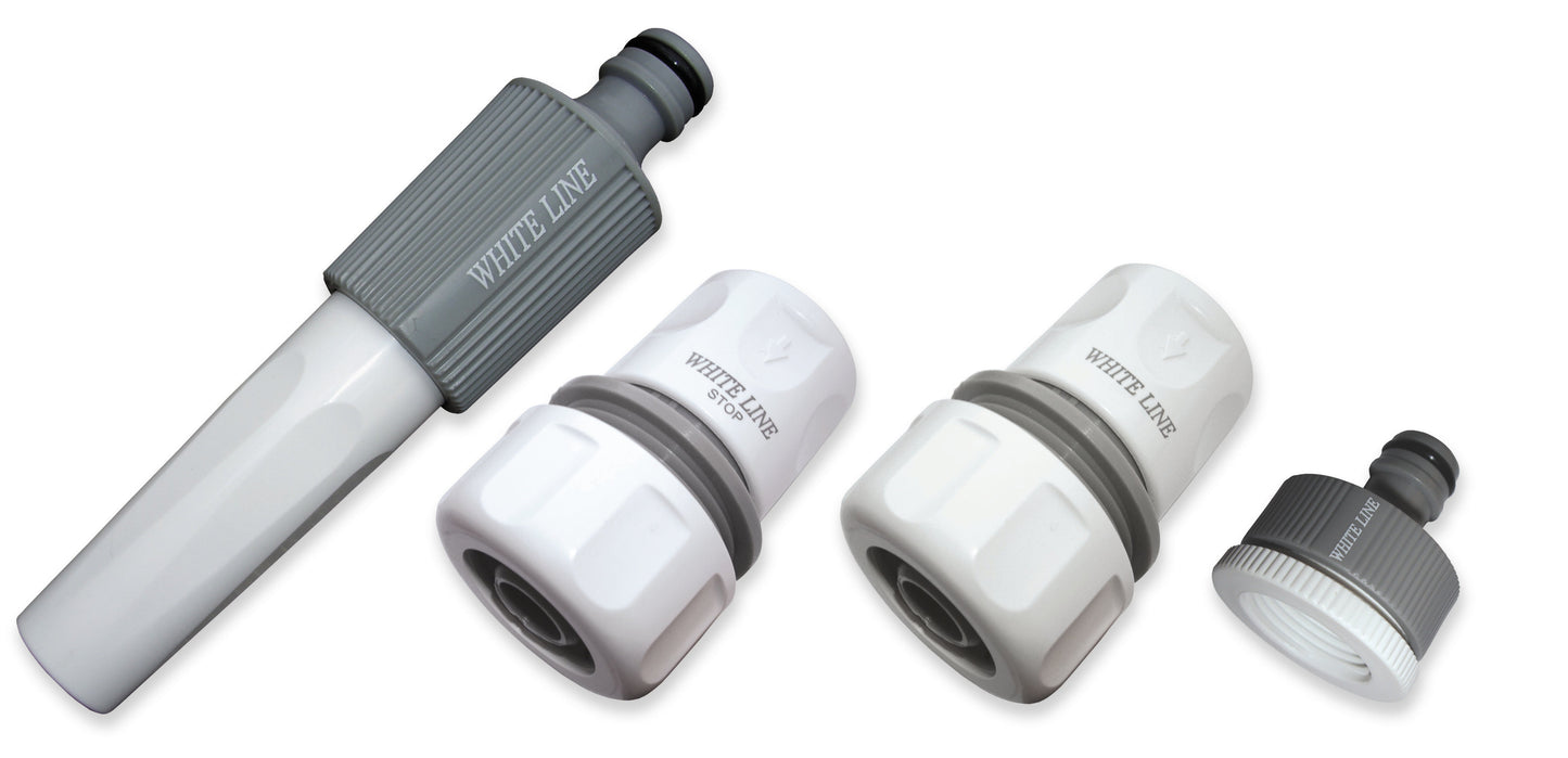 WL Garden Hose Accessory Set – Connectors & Nozzle