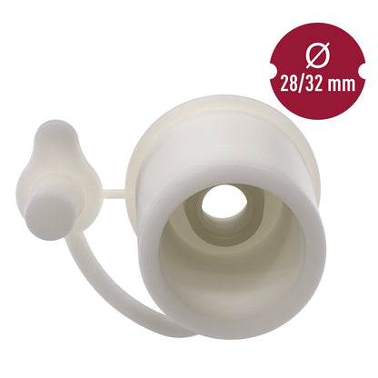 28/32mm Rubber Stopper Bung for Demijohn Wine Fermentation Airlock with Cap