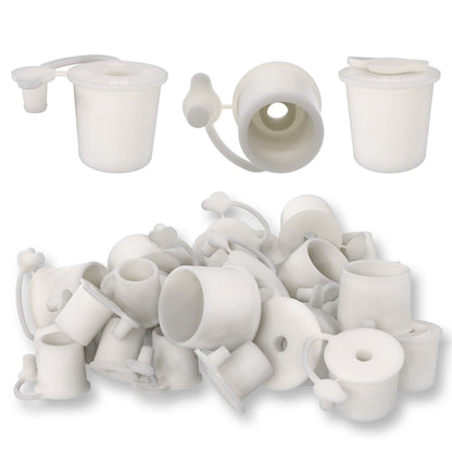 28/32mm Rubber Stopper Bung for Demijohn Wine Fermentation Airlock with Cap