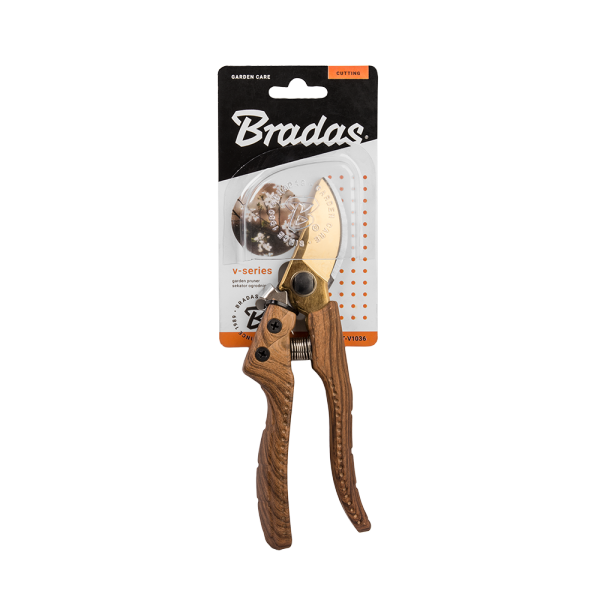 V-Series Bypass Pruning Shears with Steel Blades