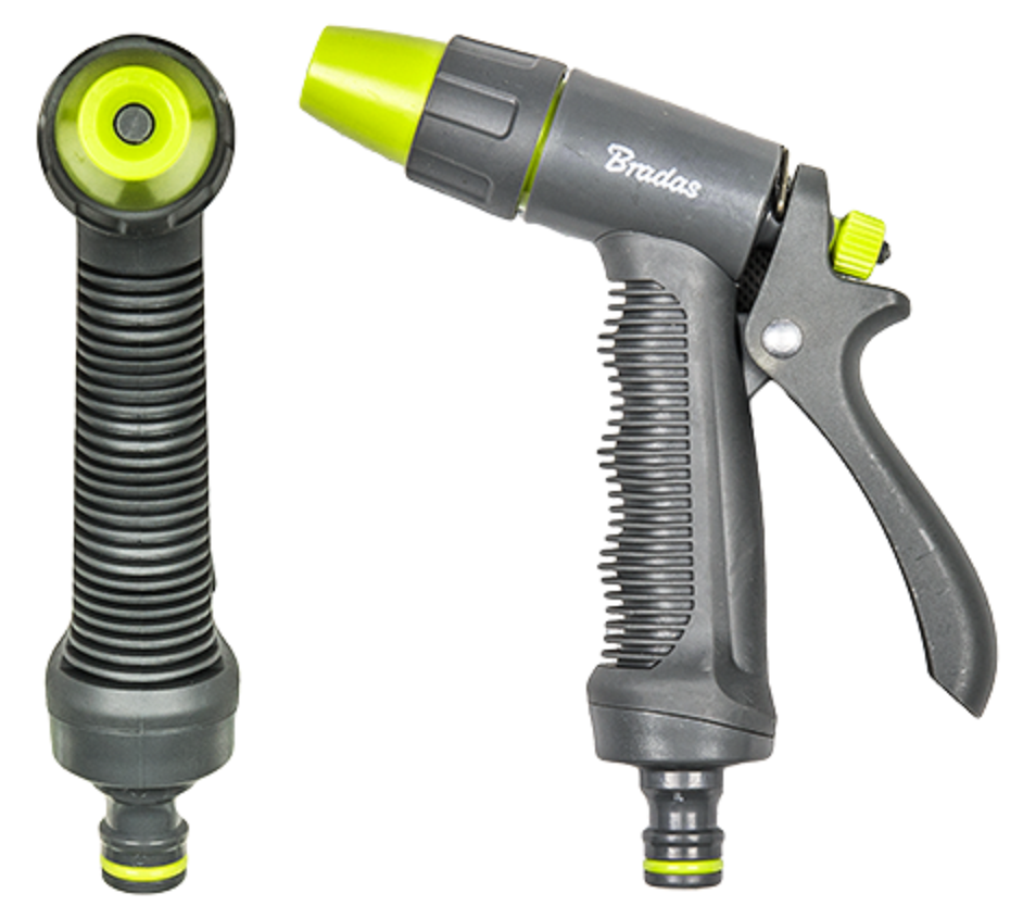 Lime Adjustable Spray Pattern Garden Hose Gun