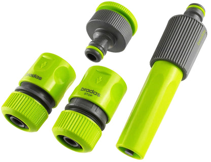 Lime Garden Hose Accessory Set – Connectors & Nozzle