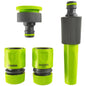 Lime Garden Hose Accessory Set – Connectors & Nozzle