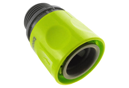 Lime Female Garden Hose Fitting with 3/4” BSP Male Thread