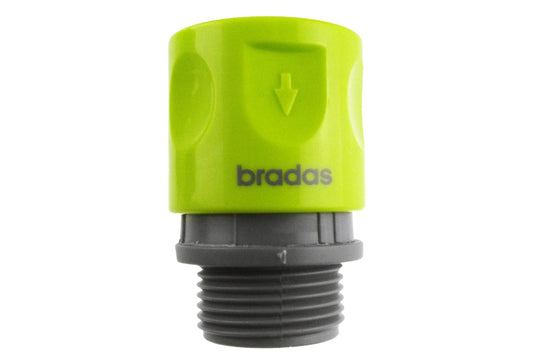 Lime Female Garden Hose Fitting with 3/4” BSP Male Thread