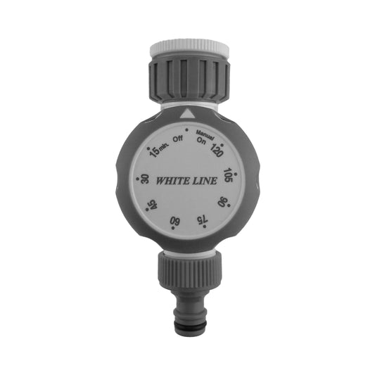 White Line Mechanical Garden Water Timer Controller