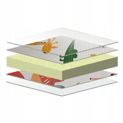 Baby Play Mat 200x180cm Foldable XPE Foam Double Sided Waterproof Crawling Mat