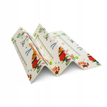 Baby Play Mat 200x180cm Foldable XPE Foam Double Sided Waterproof Crawling Mat