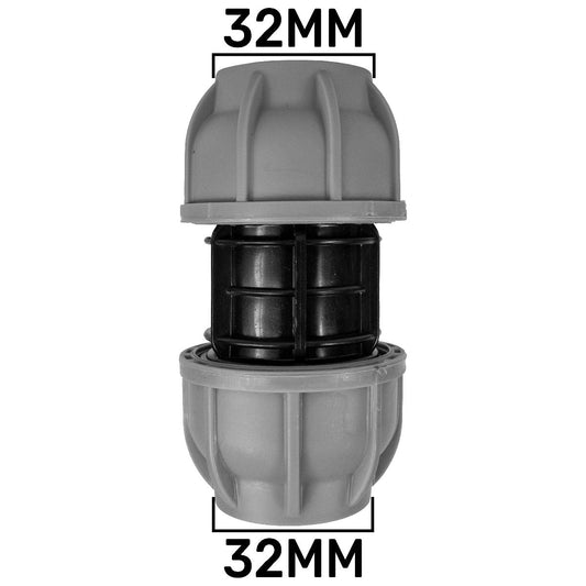 32mm MDPE Straight Coupling