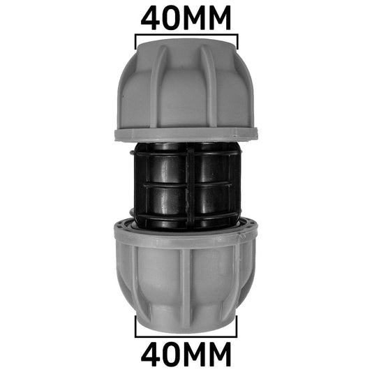 40mm MDPE Straight Coupling