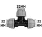 32mm MDPE Tee Fitting