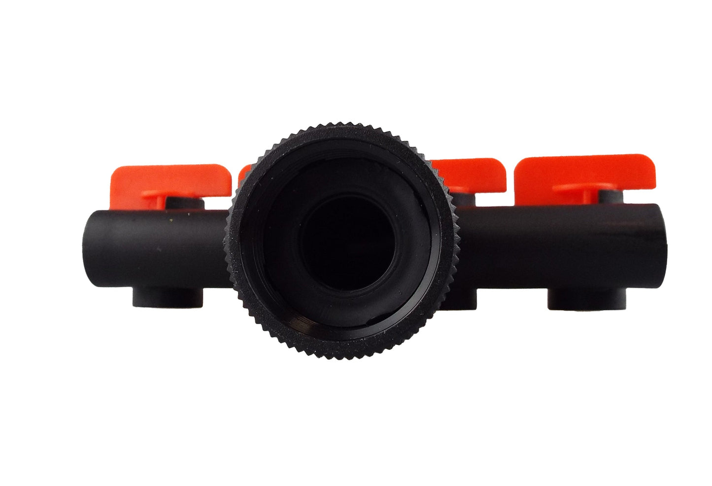 4-Way Micro Irrigation Tube Manifold with Valves