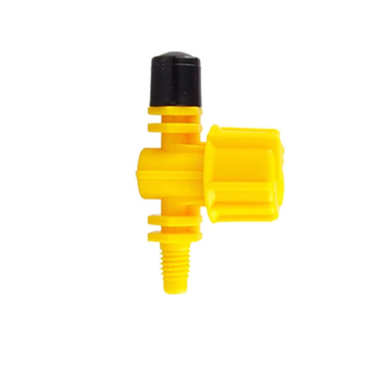 Antelco Vari-Mist™ Mist Sprinkler, Black Cap + Yellow Base
