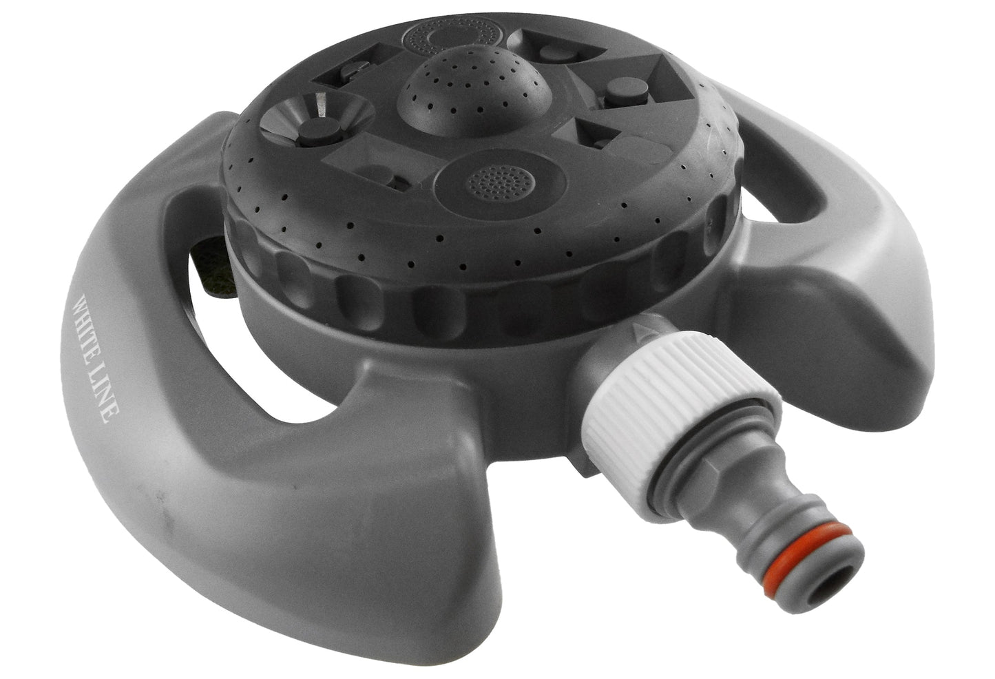 White Line 8-Pattern Static Garden Sprinkler
