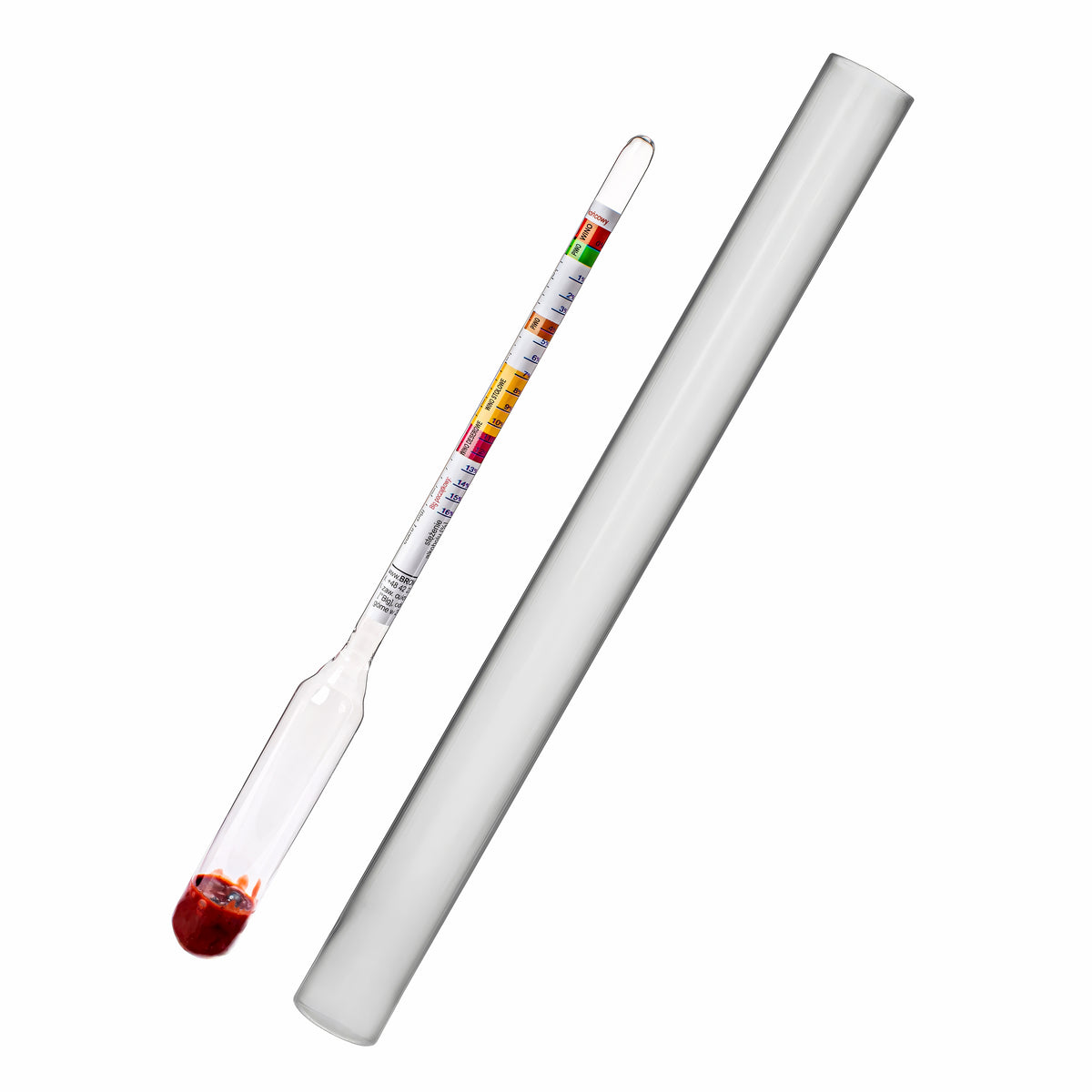 Wine Beer Hydrometer Sugar Meter Potential Alcohol Tester Home Brewing Kit