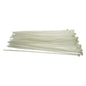 100 x Neutral Cable Ties – 4.8mm x 400mm Nylon Zip Ties