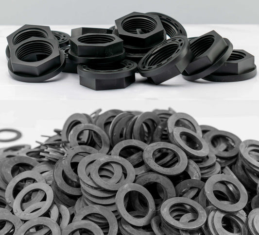 ½" BSP Female Thread Back Nut Complete with Washer