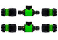 Cost Wise Male‑Male Quick‑Connect Inline Hose Valve Set Black/Green