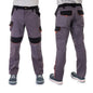 JM WorkWear Work TROUSERS Durable Poly Cotton Construction Trousers Grey Black Orange
