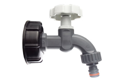 IBC 2" S60X6 Lid with ½" BSP Threaded Plastic Tap