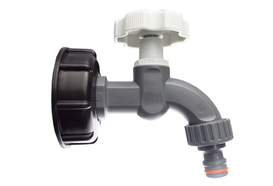IBC 2" S60X6 Lid with ½" BSP Threaded Plastic Tap