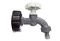 IBC 2" S60X6 Lid with ½" BSP Threaded Plastic Tap