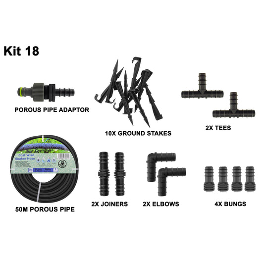 Porous Irrigation Pipe Set – POROUS-KIT18