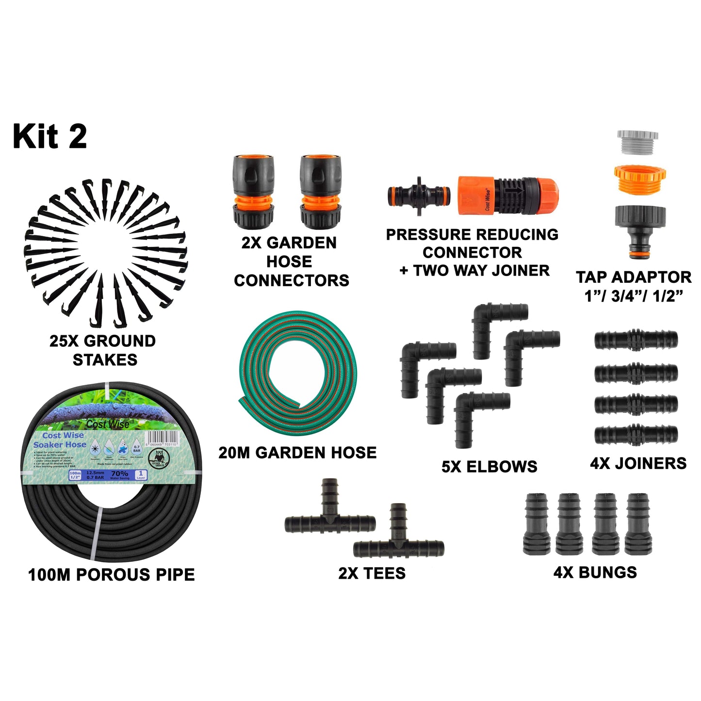 Porous Pipe Installation Set, POROUS-KIT2