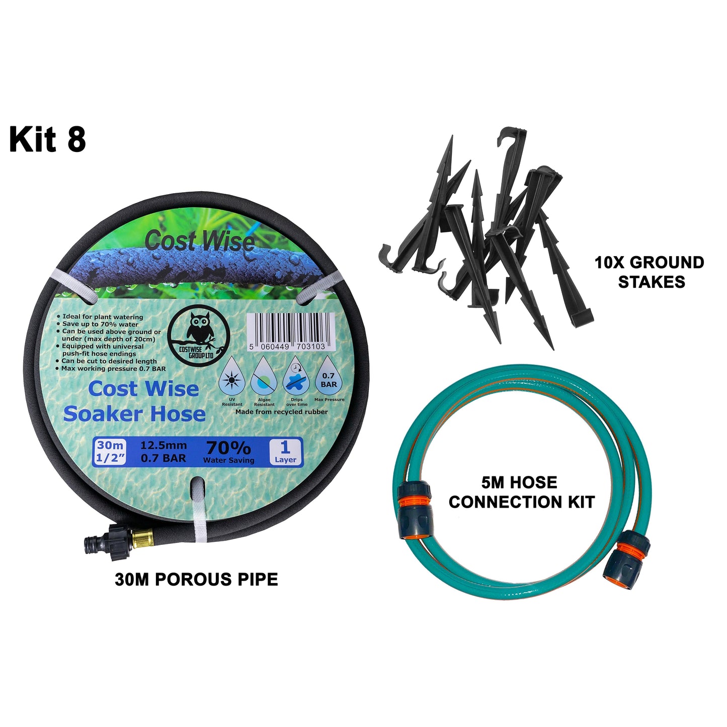 Porous Irrigation Pipe Set – POROUS-KIT8