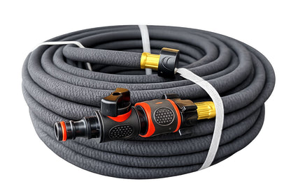 Porous Soaker Hose Pipe With Valve - Irrigation Watering Hose lenght 7.5m-30m