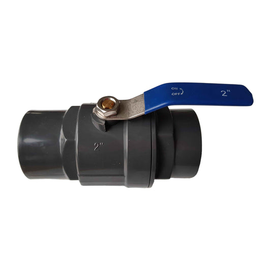 2″ BSP Female PP Stopcock Including Stainless Steel Ball Valve & Handle