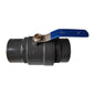 2″ BSP Female PP Stopcock Including Stainless Steel Ball Valve & Handle