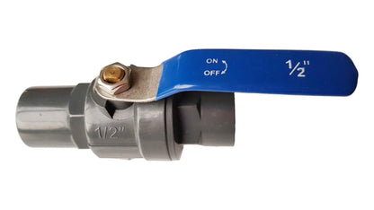 Inline Ball Valve Hose Barb Shut Off Tap 1/2"–4" Water Pipe Irrigation