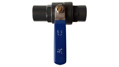 Inline Ball Valve Hose Barb Shut Off Tap 1/2"–4" Water Pipe Irrigation