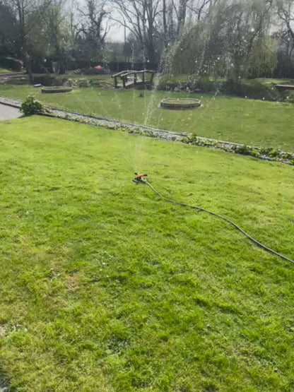 360° Rotating Garden Sprinkler Lawn Watering 3 Arm Irrigation System