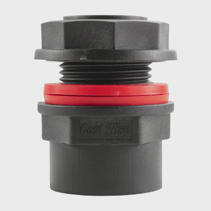 1/2" BSP Water Butt Connector Male with Female Outlet – Includes Drill Bit